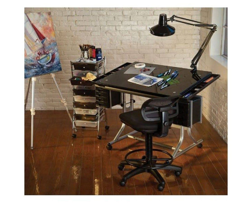 Black Drafting Chair V52280