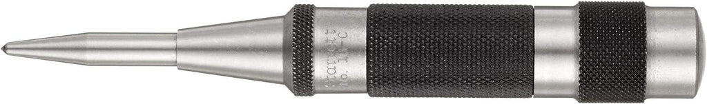 Automatic Center Punch with Heavy Duty Hardened Steel Metal, Adjustable Knurled Cap O383