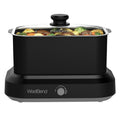 6 Qt. Black Slow Cooker with Non-Stick Surface E1992