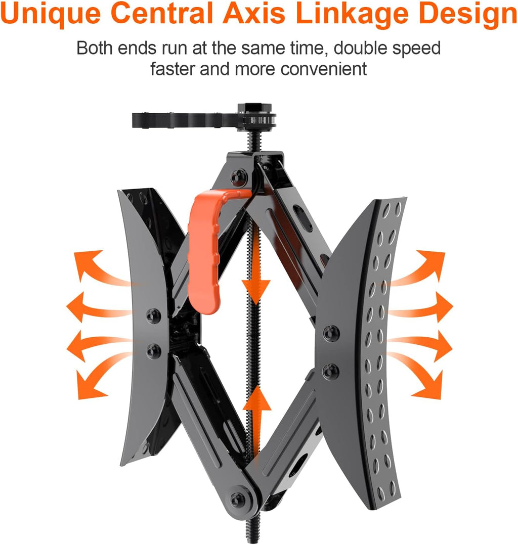 Camper Wheel Stabilizer X Shaped Chocks, Anti-Move Tire Chock Stabilizers Scissor 2 Sets with Accessories Pack of 2 E817