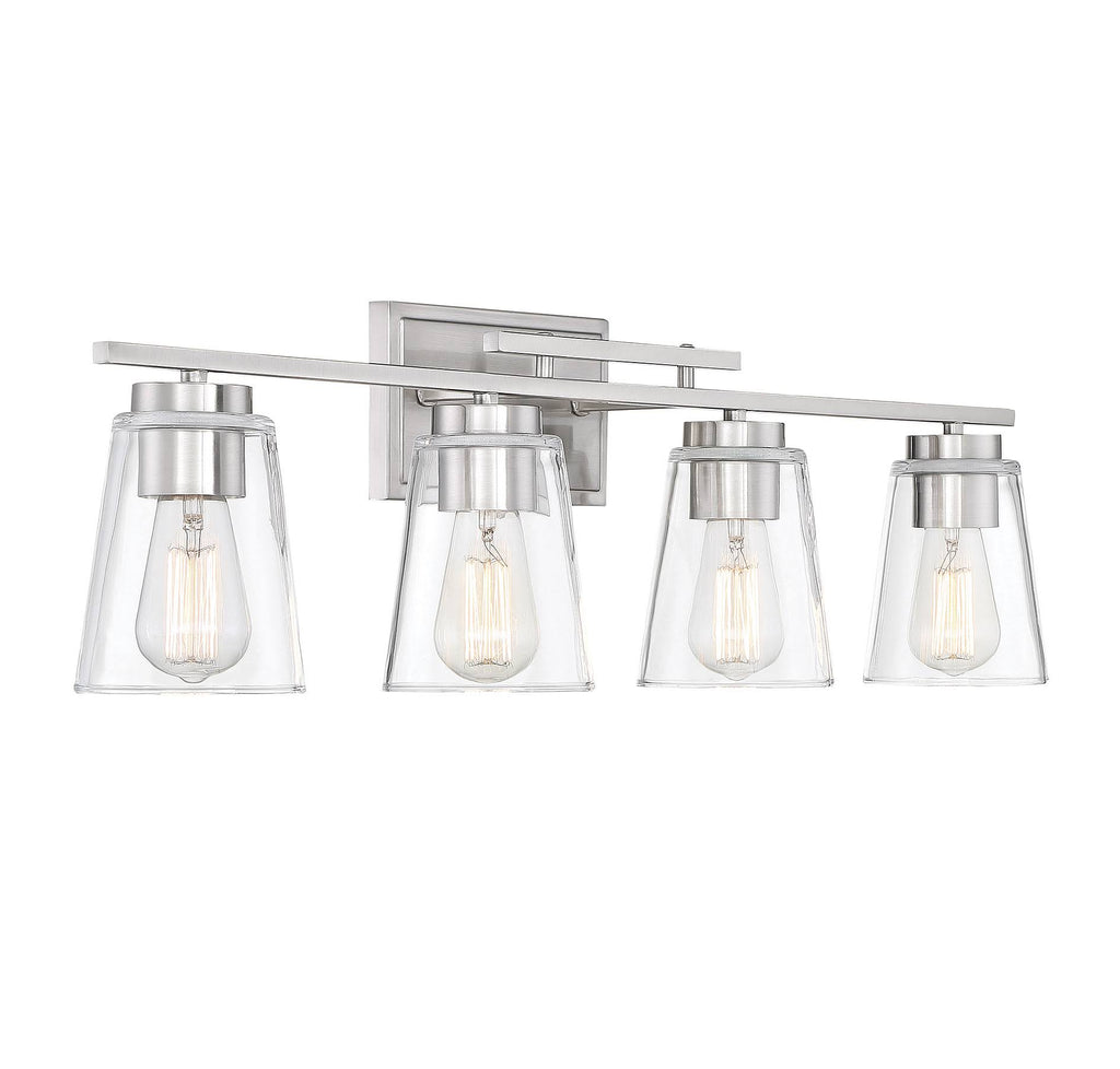 4 Light Satin Nickel Bath Bar I329930