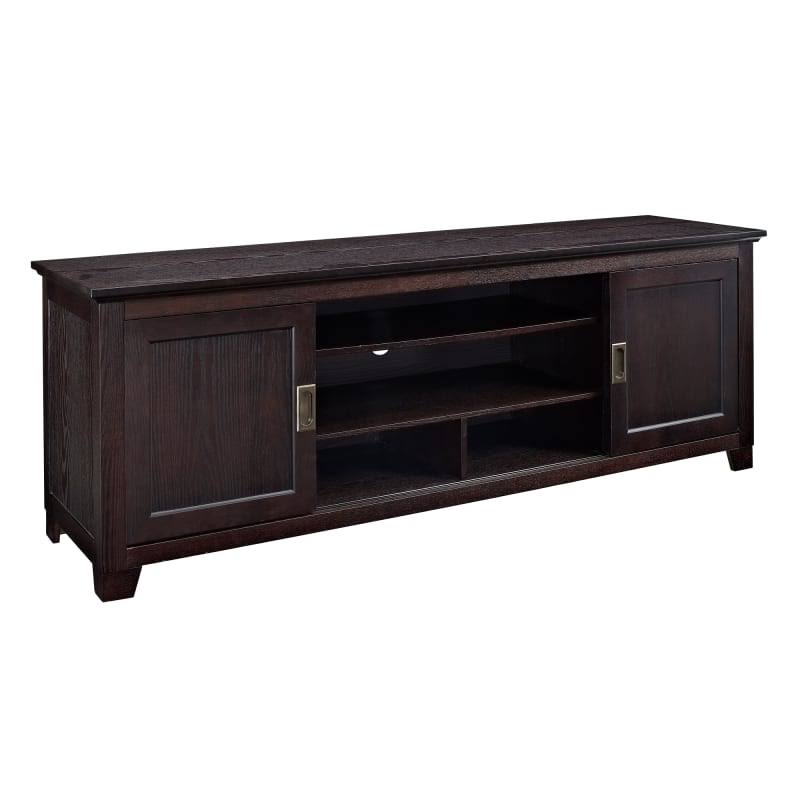 Traditional TV Stand Media Cabinet with Sliding Doors Q1748
