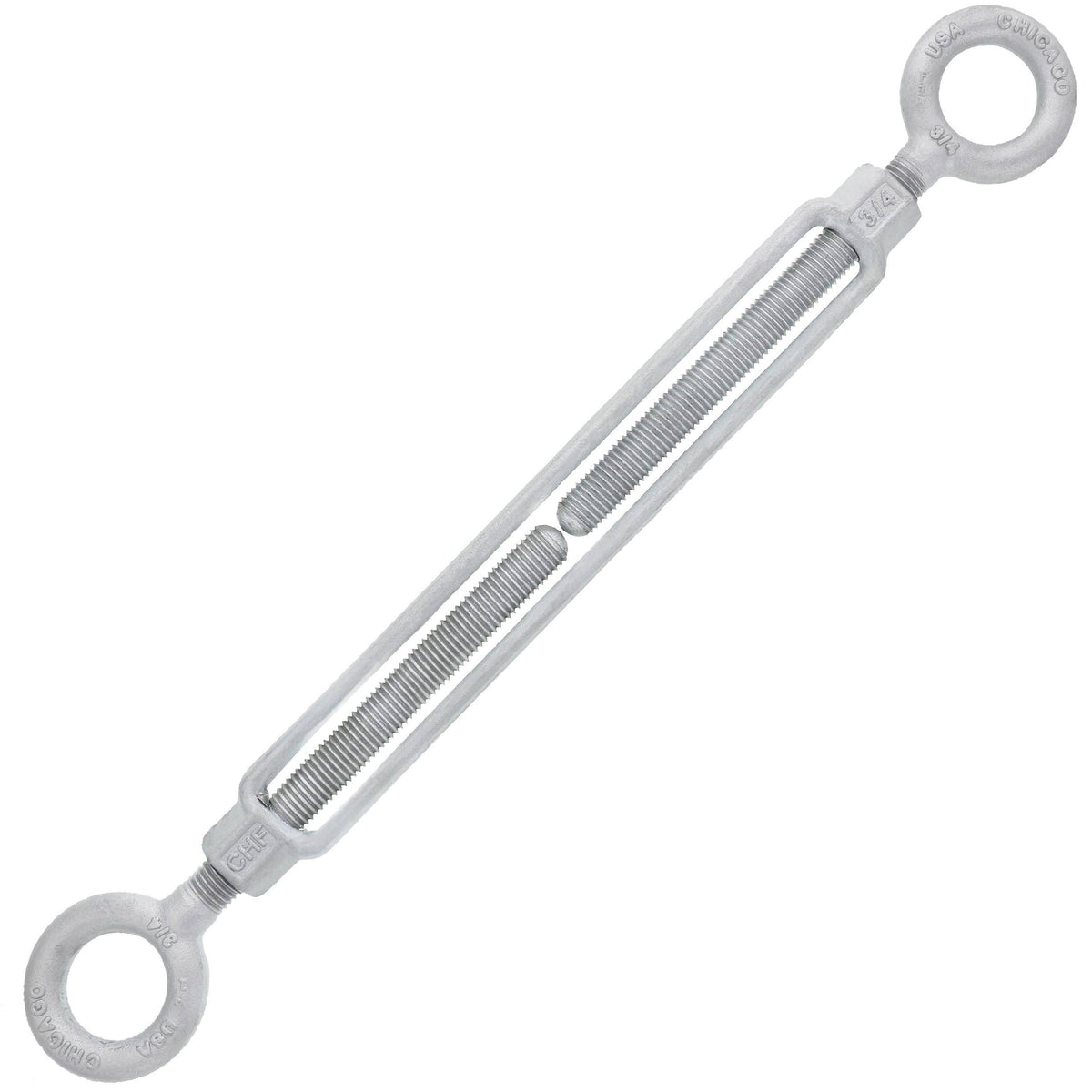3/4 x 12 Hot Dip Galvanized Eye x Eye Turnbuckle M57779