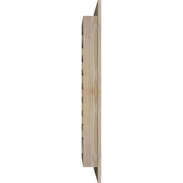Unfinished Functional Vertical Gable Vent B8113
