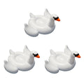 3-Pack 75-Inch Inflatable Swan Floats U21095