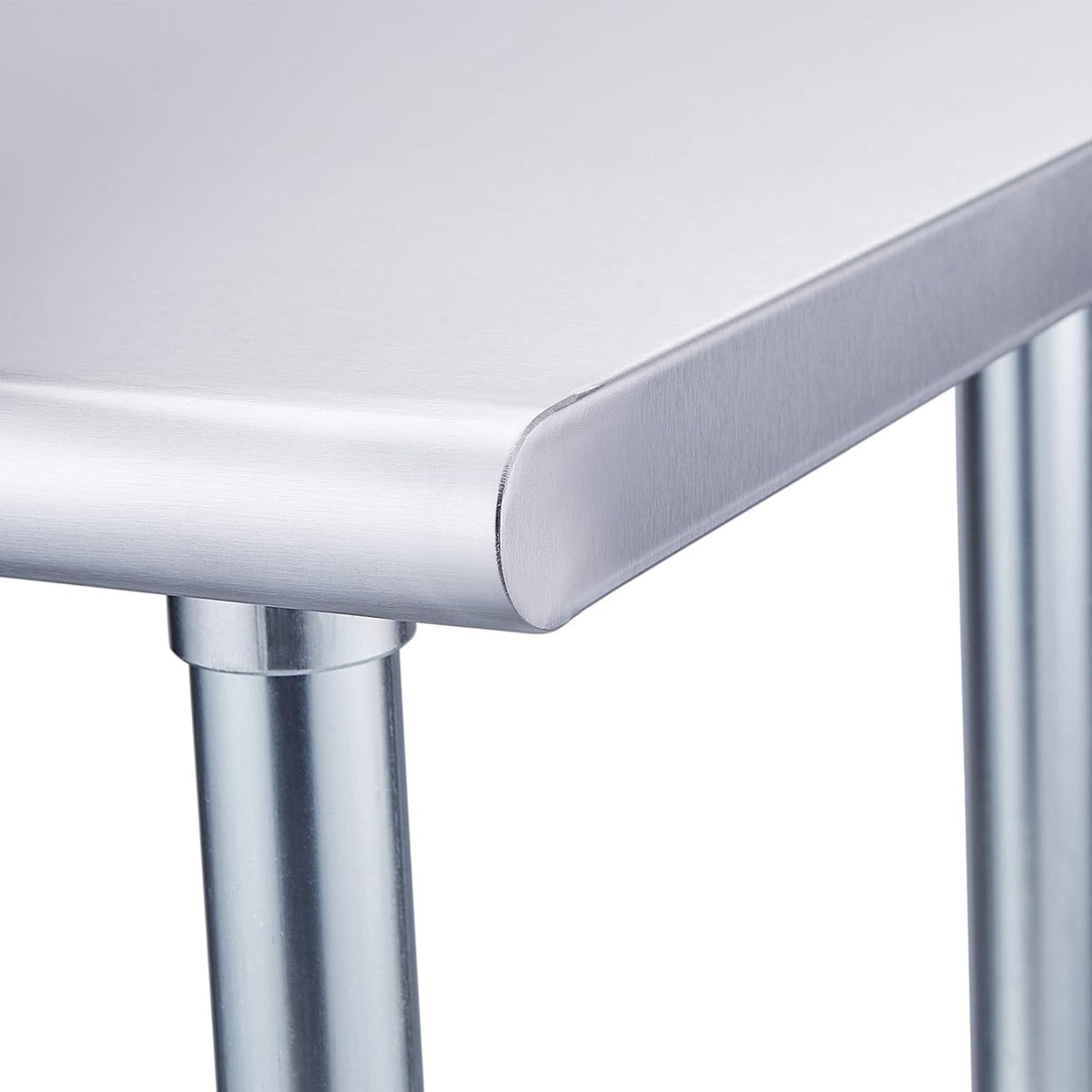 Stainless Steel Commercial Work Table with Backsplash and Undershelf 24×48 Inch B728880