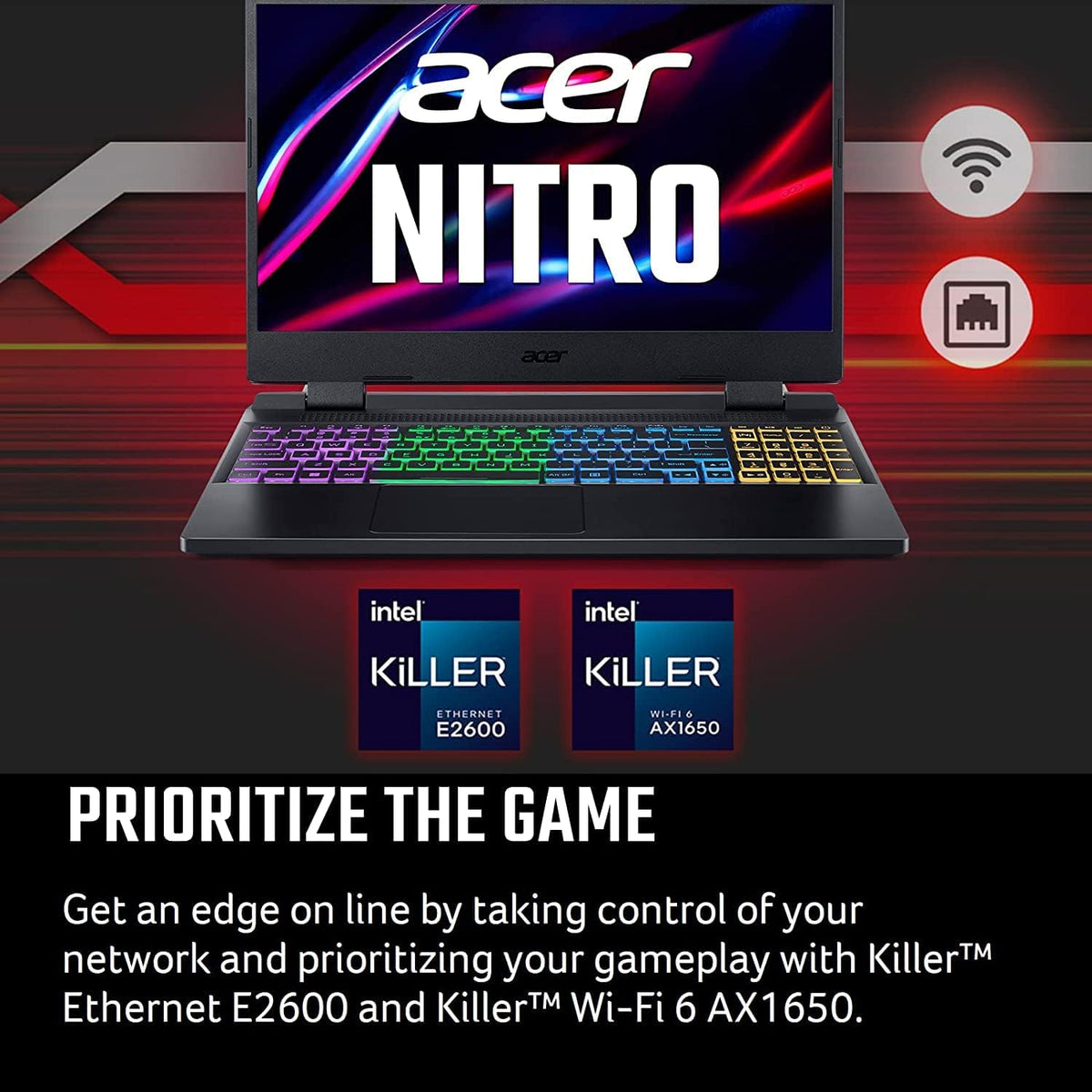 15.6 Gaming Notebook - Full HD 1920 X 1080 - Intel Core i7 12th Gen i7-12650h 2.30 GHz - 16 GB RAM - 512 GB SSD I4008