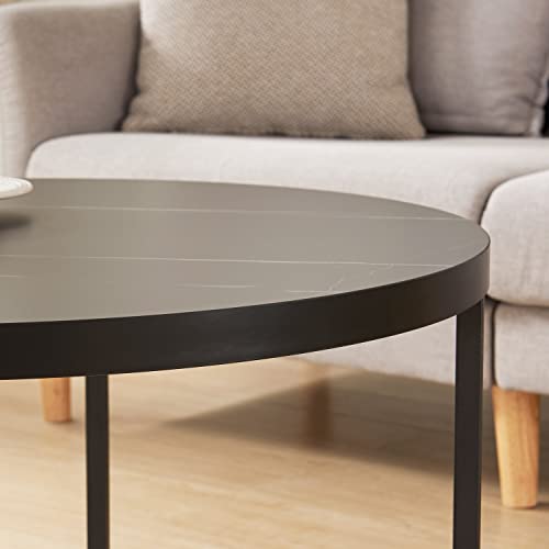 Natural Oak Round Coffee Table 31.5" L63928