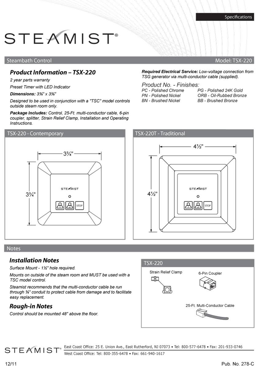 Polished Gold Traditional Control T56804