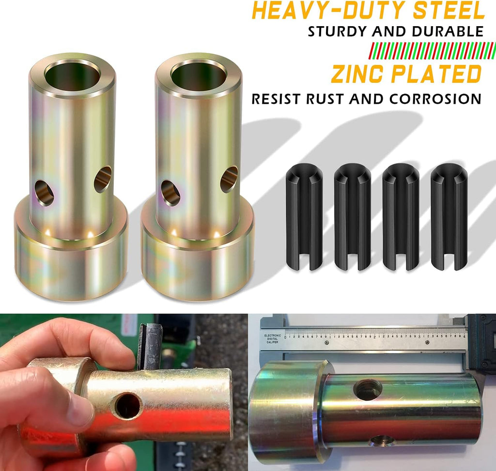 2 Pairs Cat 1 Quick Hitch Adapter Bushings Set for Category I 3-Point Tractors D994124