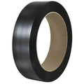 Polyester Strapping Black 5/8 x 22 x 2850 Roll on 16 x 22 x 3 x 22 Core 2 Roll Case T779