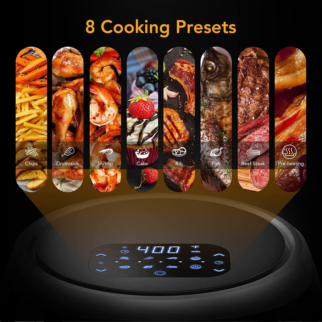 8.5 QT Digital LED Touch Screen Air Fryer with Viewing Window K953
