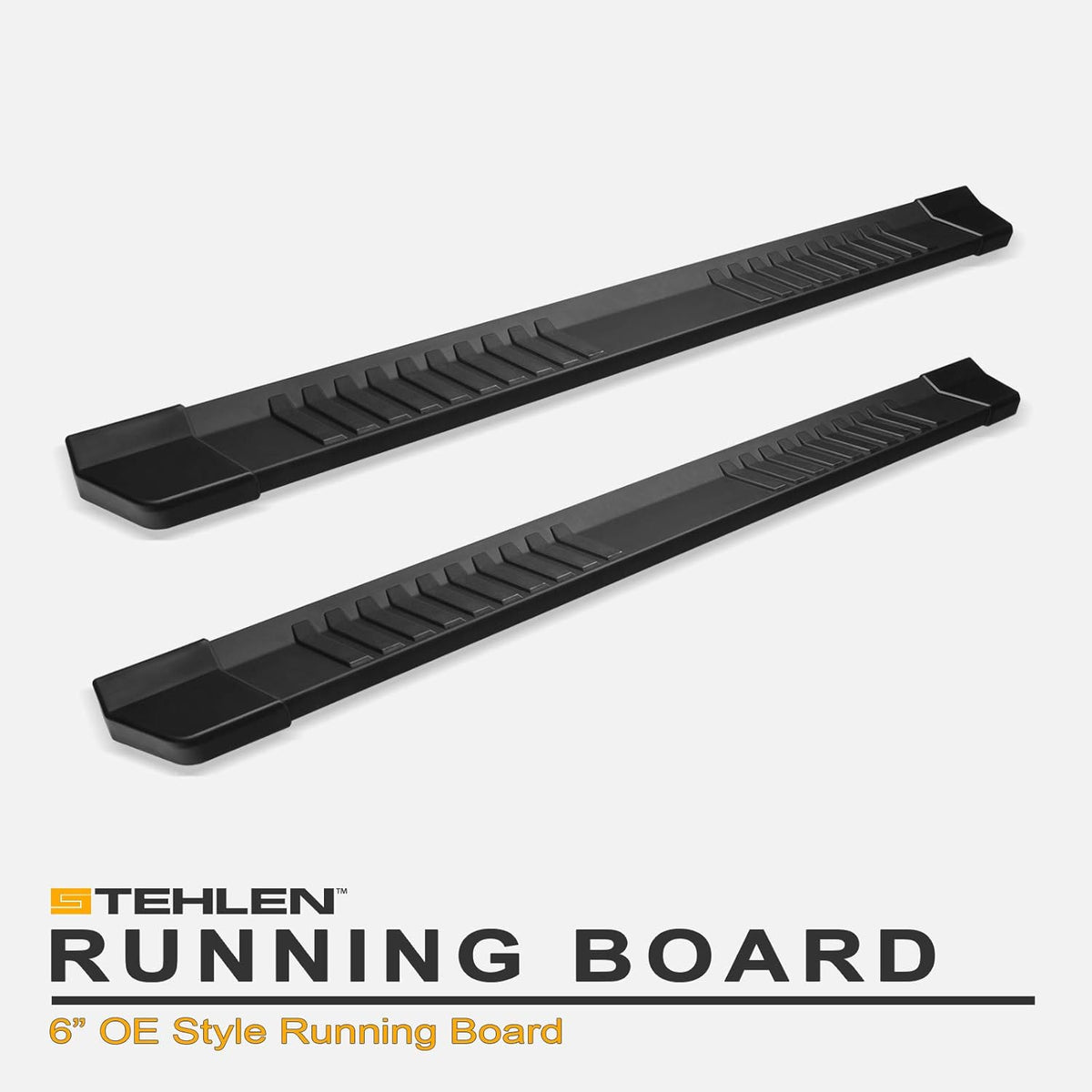 Matte Black Aluminum Running Boards K381