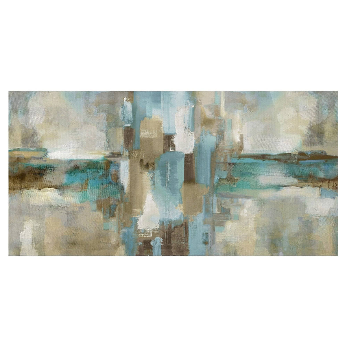 Abstract Canvas Art, 17 inch x 34 inch G8655