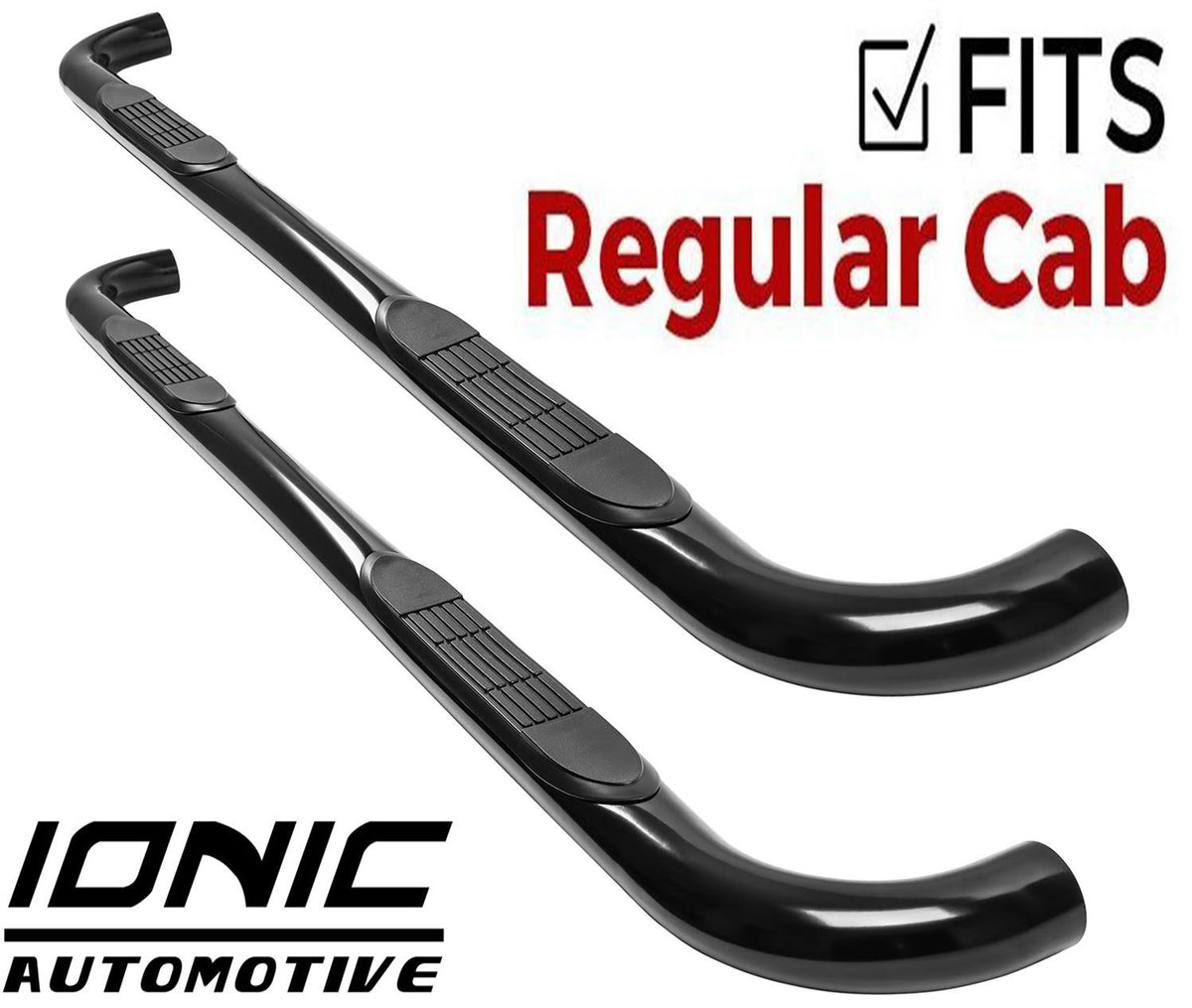 Black Nerf Bars Side Steps for Dodge Ram Regular Cab N5252