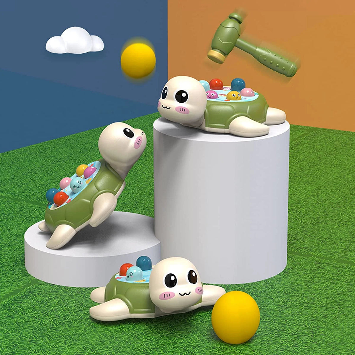 Mini Arcade Whack Game Mole with 2 Hammers X270182