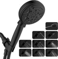 Pack of 2 Silver Handheld Showerhead with 59-Inch Hose J7959