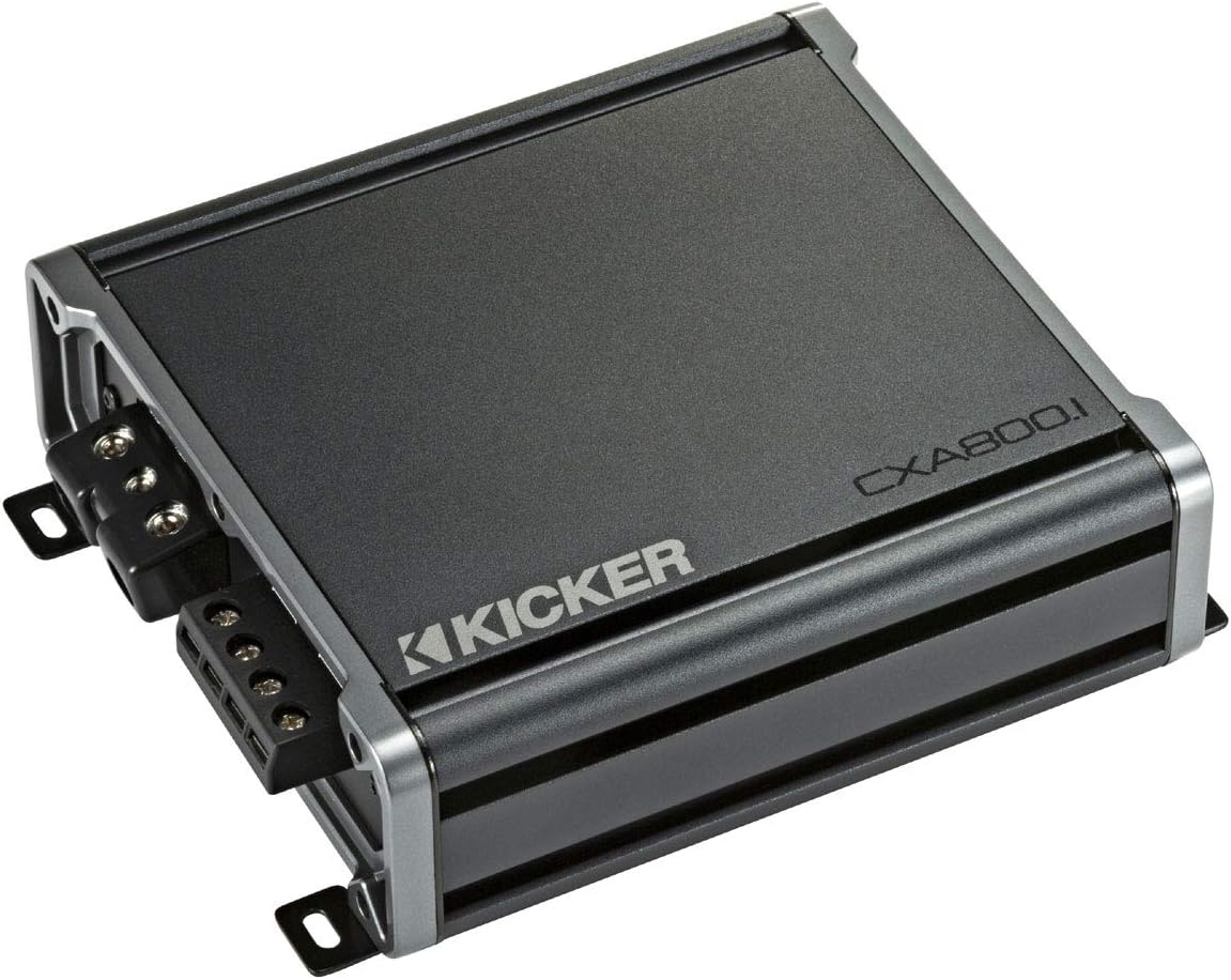 Dual 12 Sub Box & CXA800.1 Car Stereo Bundle Z16767