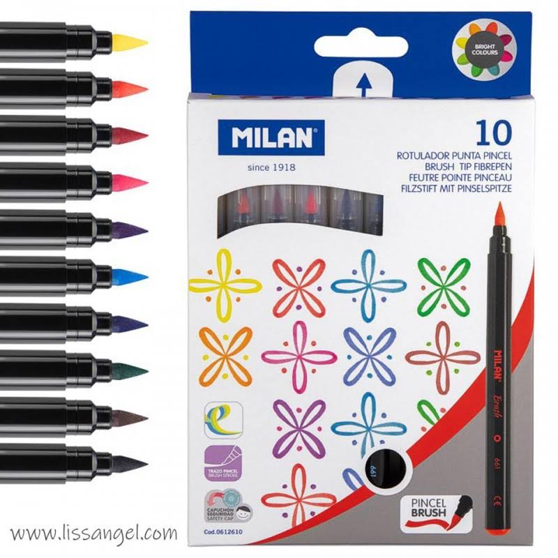 Brush Tip Fibrepens - Pack 10 Units Z769717