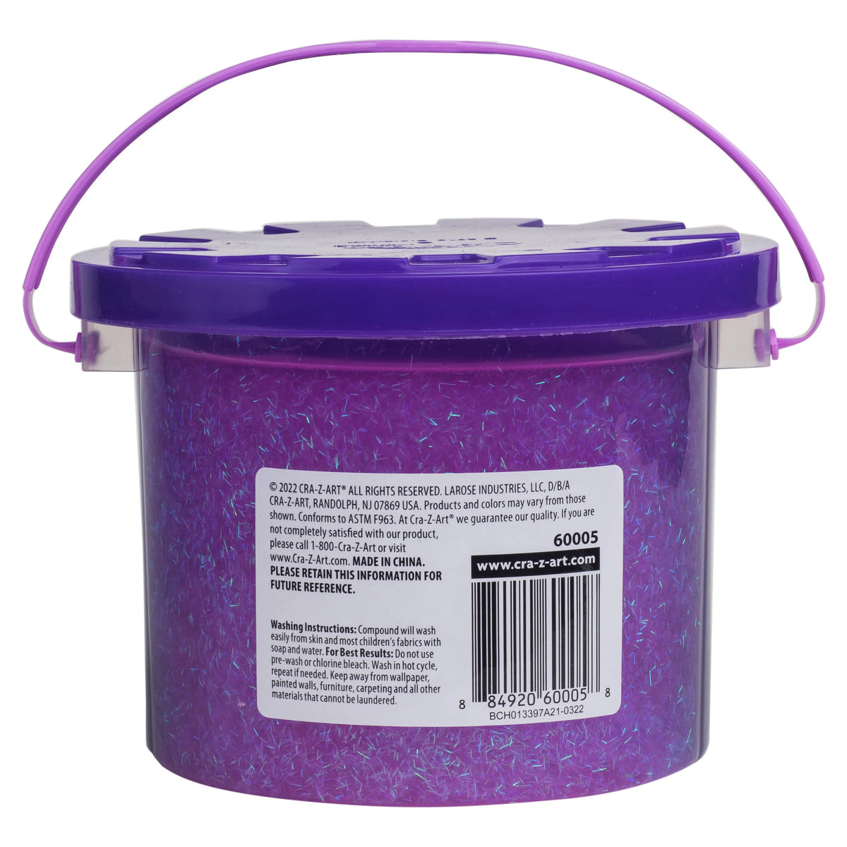3 in 1 Tinsel Slime 3lbs Bucket A179346
