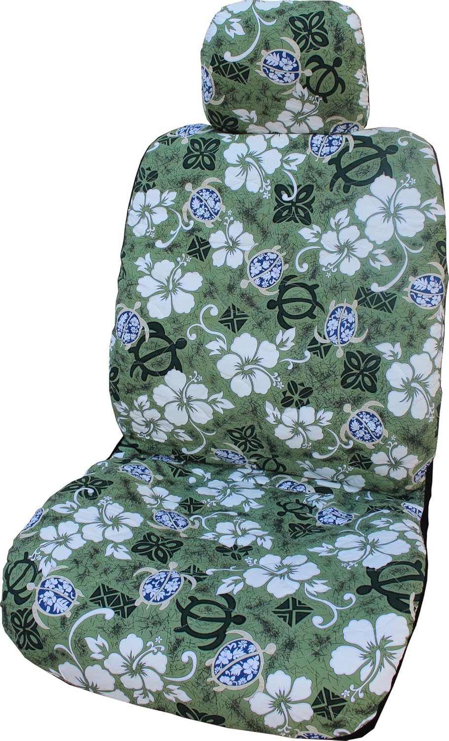 Gray Hawaiian Car Seat Covers Pack of 2 V35484