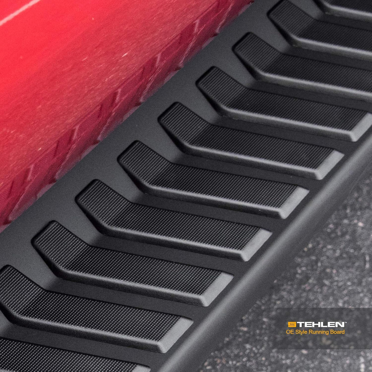 Matte Black Aluminum Running Boards K381