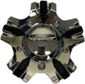Chrome and Black Wheel Center Cap B6991