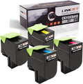 4 Pack Remanufactured Toner Cartridge for Lexmark CS310 CS410 CS510 O781