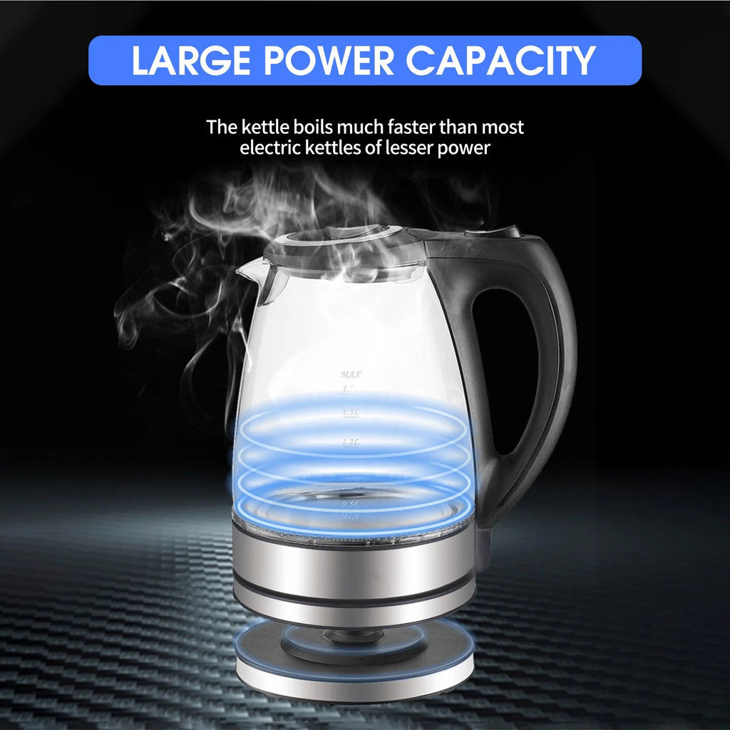 1.7L Electric Kettle 1500W Glass M7753
