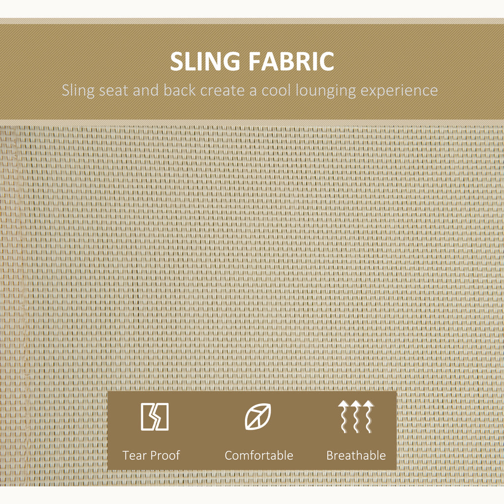 Beige 2-Person Patio Swing with Canopy S360809