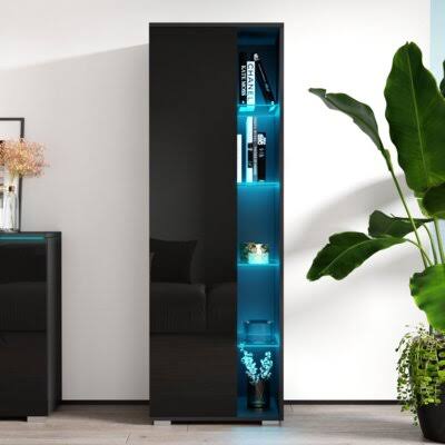 Black Standard Bookcase K326