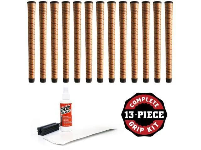 13 Piece Golf Grip Kit with Tape, Solvent, Vise Clamp W6526