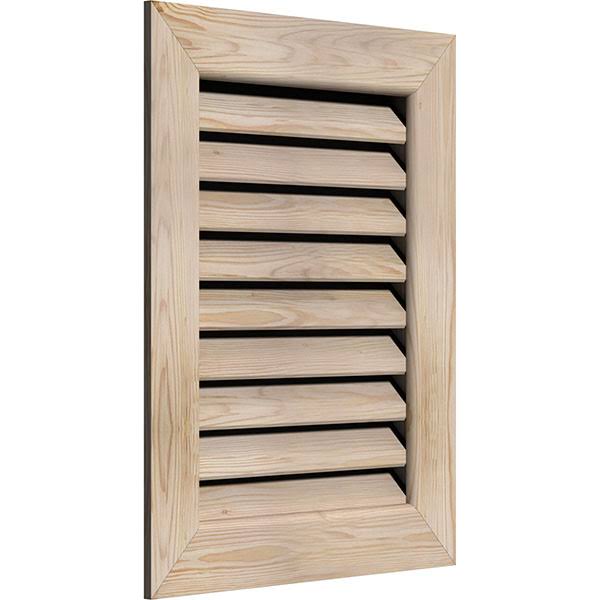 Unfinished Functional Vertical Gable Vent B8113