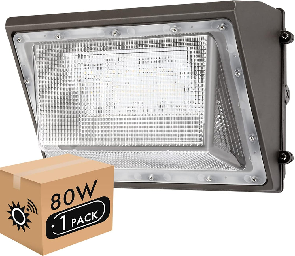 80W LED Wall Pack Light 5000K IP65 Waterproof D123