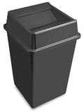 50 Gallon Black Hands-Free Trash Can L507