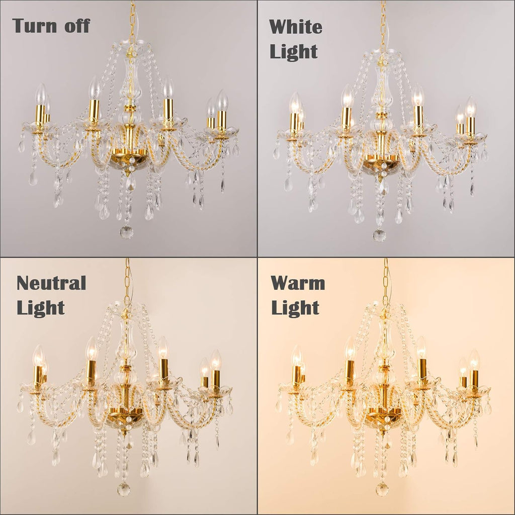 K9 Crystal 8 Lights Pendant Ceiling Lamp R327