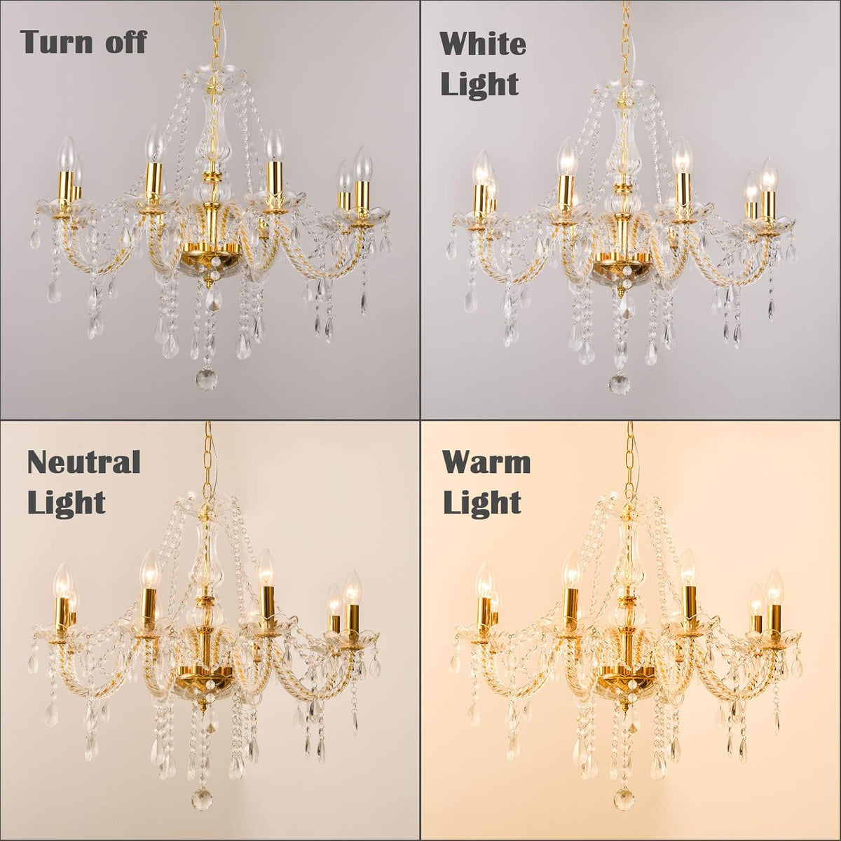 K9 Crystal 8 Lights Pendant Ceiling Lamp R327