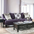 Purple Fabric Upholstery Sofa X783799