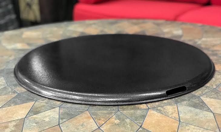 Black Metal Lid Cover for Fire Pit P8045
