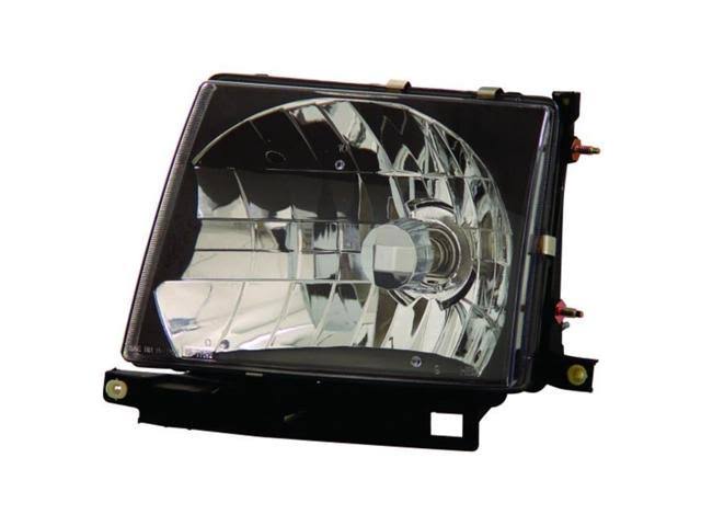 Crystal Headlights Black for 1997-2000 Toyota Tacoma F348