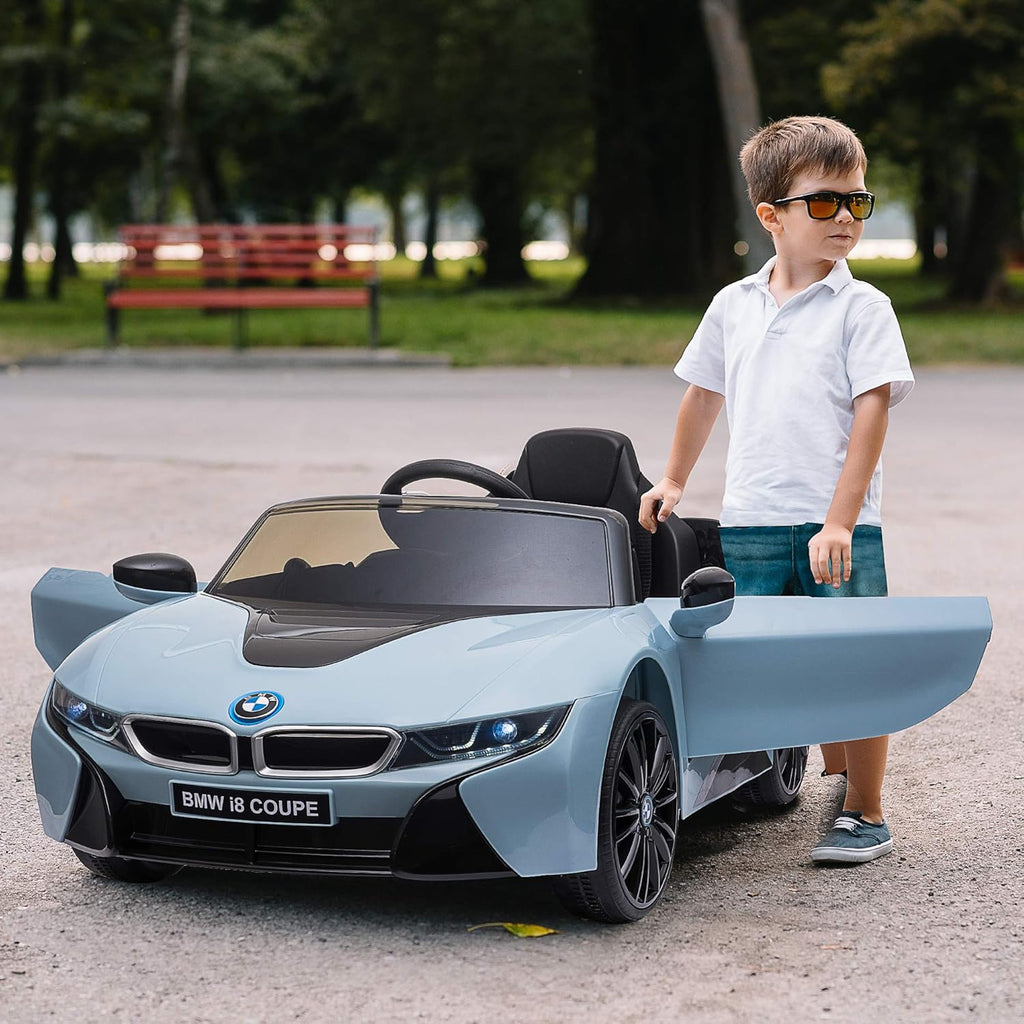 Blue BMW I8 Coupe Electric Kids Ride-On Car 6V Battery Powered Toy with Remote Control Y200277