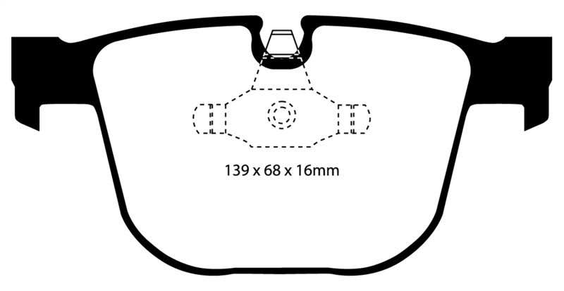 Yellowstuff Rear Brake Pads D2703