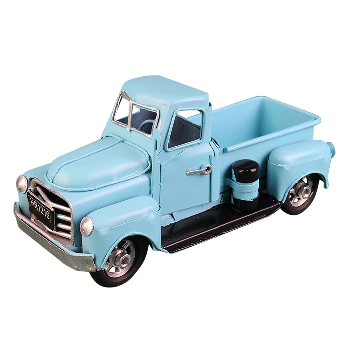 Vintage Red Metal Truck Desktop Decoration A470