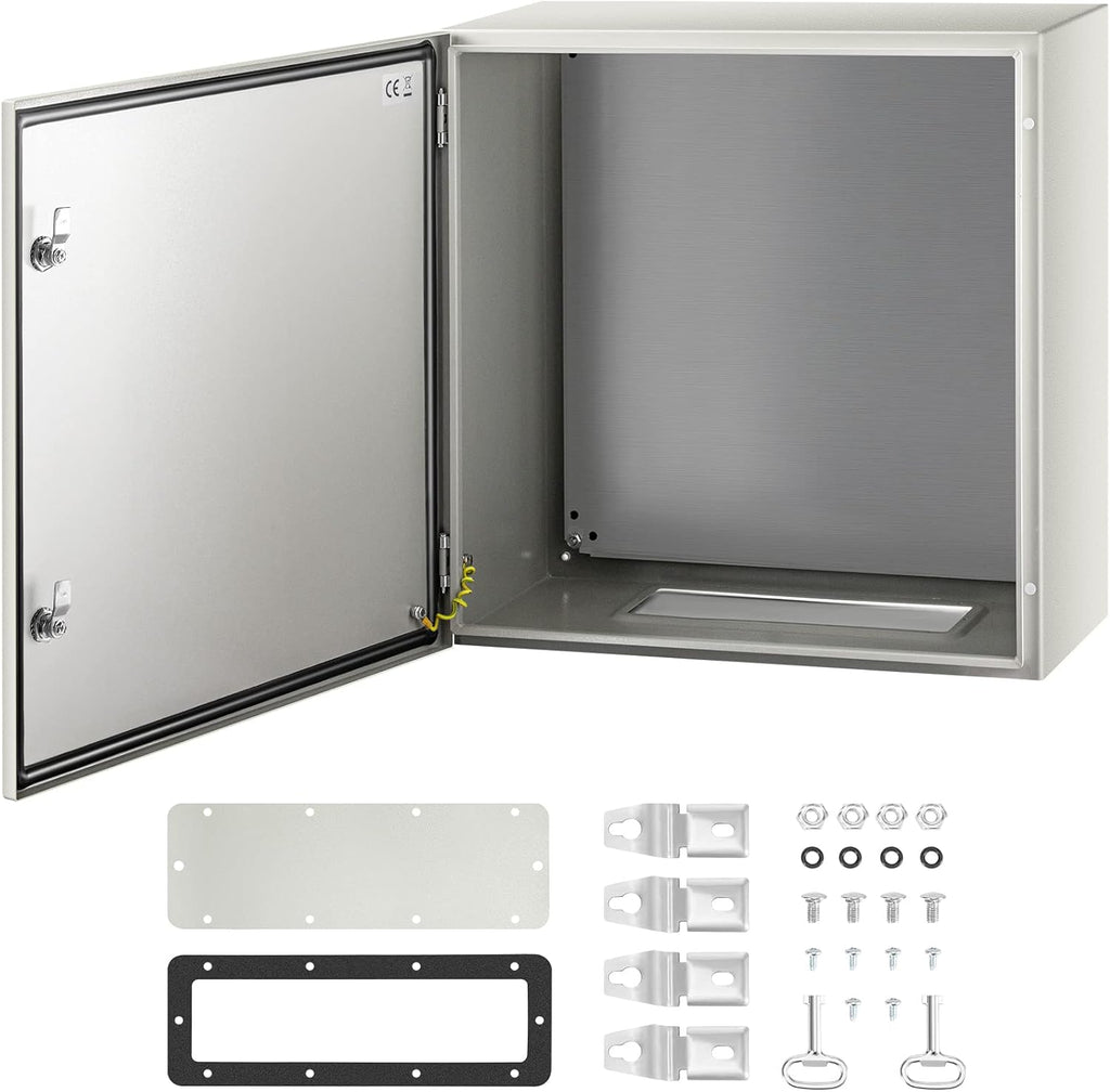 24 x 24 x 12'' NEMA 4X Steel Electrical Box with Mounting Plate N256