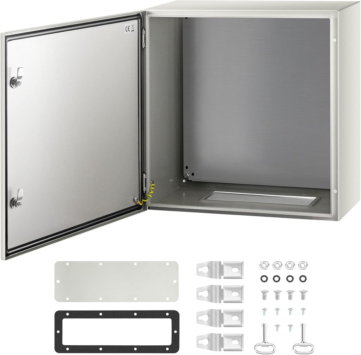 24 x 24 x 12'' NEMA 4X Steel Electrical Box with Mounting Plate N256