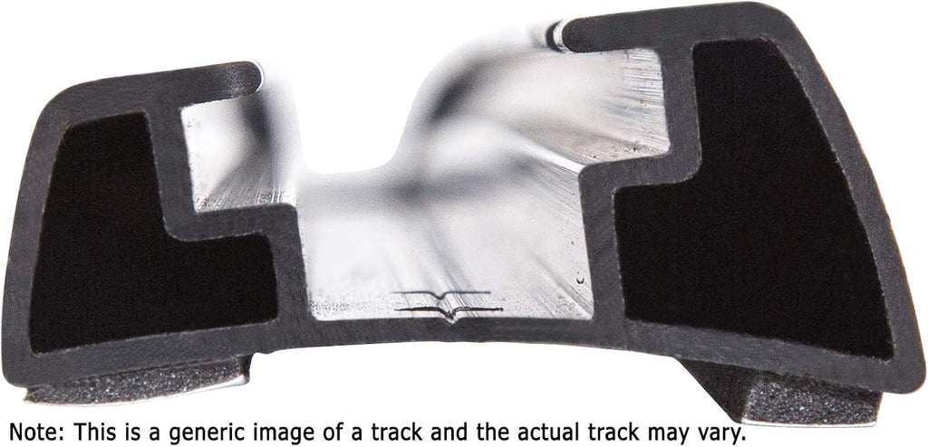 Black Cap Topper Tonneau Cover for Truck Tracks (70") M6229