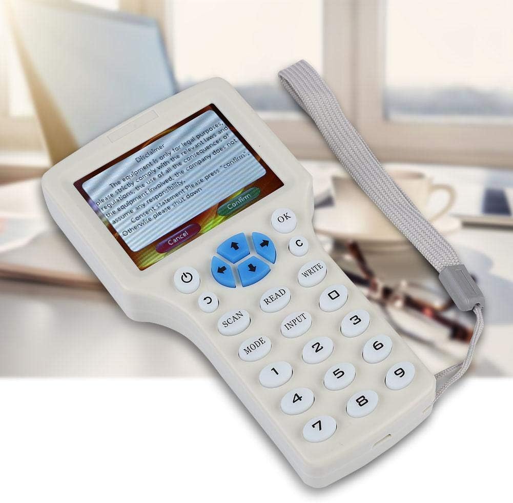 9 Frequency Handheld RFID Copier ID IC Reader Writer Duplicator Multifunctional Copy Encrypted NFC Smart Card with HD 3.2 Inch Full Color Screen S13874