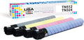 Compatible Replacement Toner for Konica Minolta bizhub C258, C308, C368, C454, C554, C454e, C554e (TN-324K/C/M/Y, TN-512C/M/Y/K) (Black, Cyan, Yellow, Magenta, 4-Pack) D752569