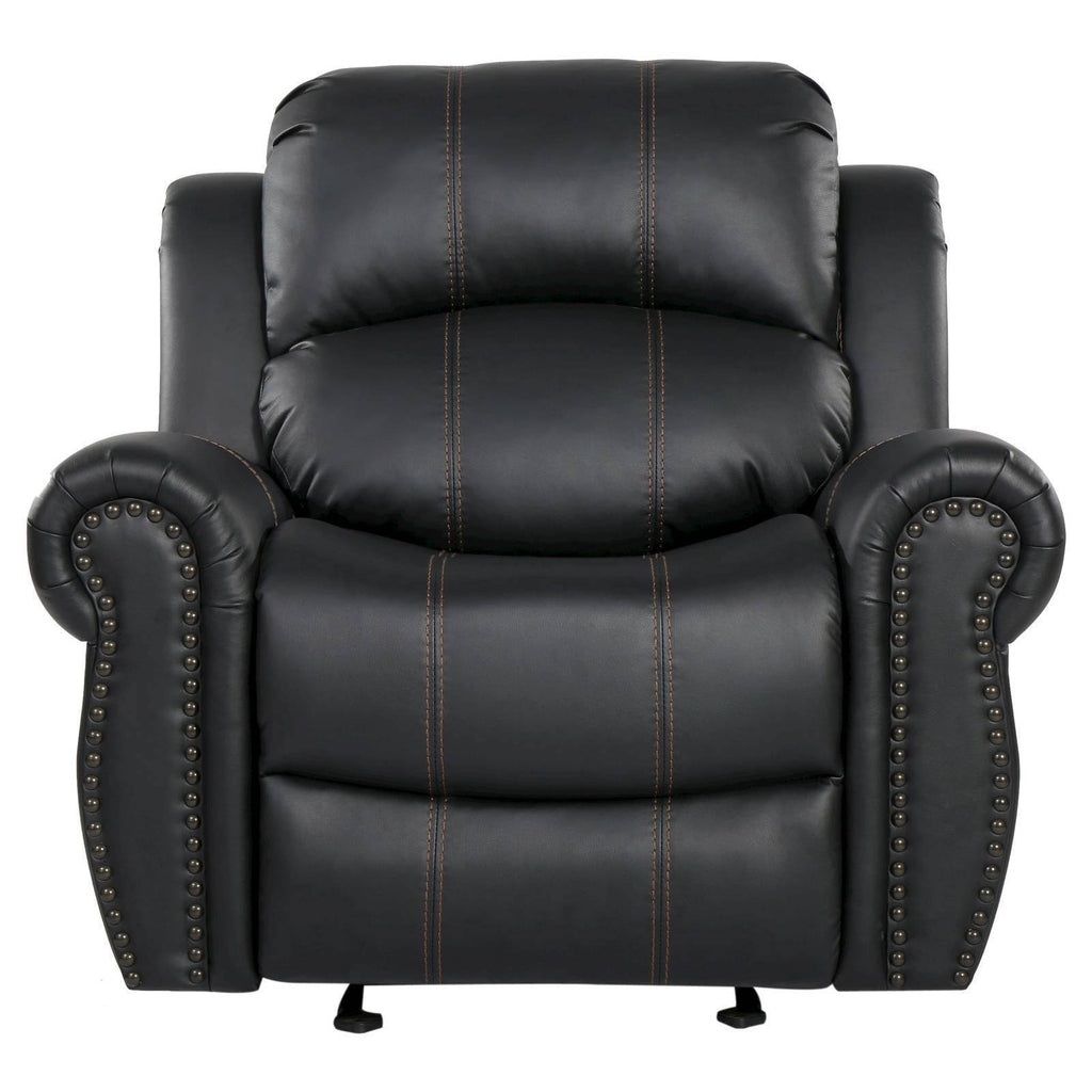 Faux Leather Glider Recliner Club Chair A311