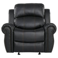 Faux Leather Glider Recliner Club Chair A311